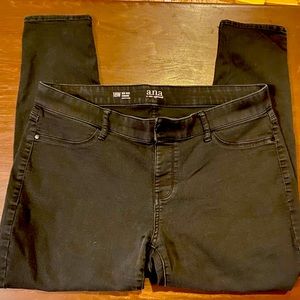 Black a.n.a. Mid rise jeggings 18W
